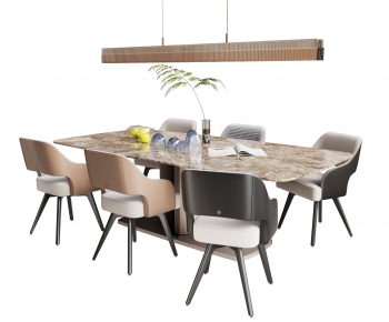 Modern Dining Table And Chairs-ID:736239918