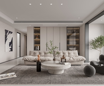 Modern A Living Room-ID:393220909