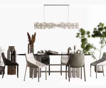 Modern Dining Table And Chairs-ID:404603009