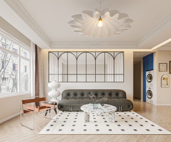 Wabi-sabi Style A Living Room-ID:484214076