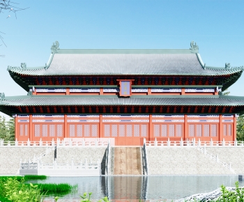 Chinese Style Ancient Architectural Buildings-ID:484020739