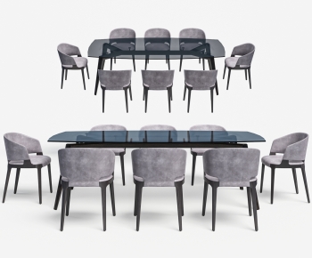 Modern Dining Table And Chairs-ID:961670915
