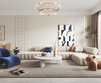 Modern A Living Room-ID:355926044