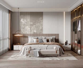 New Chinese Style Bedroom-ID:894299981