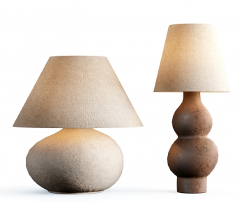 Wabi-sabi Style Table Lamp-ID:384686957