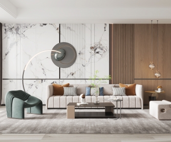 Modern A Living Room-ID:490787983