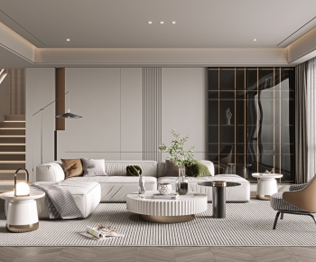 Modern A Living Room-ID:979604011