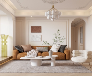French Style A Living Room-ID:416219009