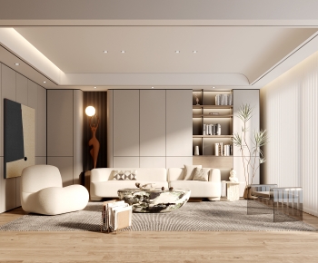 Modern A Living Room-ID:324450029