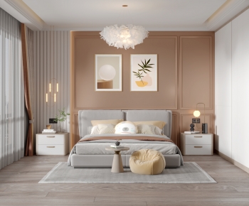 Nordic Style Bedroom-ID:109252932