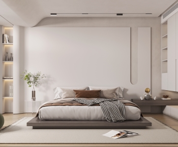 Modern Wabi-sabi Style Bedroom-ID:826255081