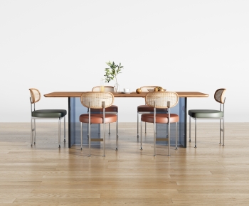 Modern Dining Table And Chairs-ID:119498979