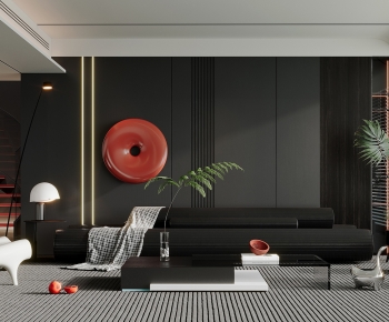 Modern A Living Room-ID:697065116