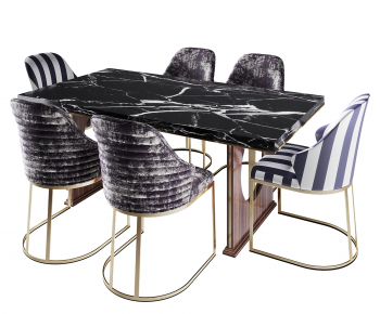 Modern Dining Table And Chairs-ID:112900971