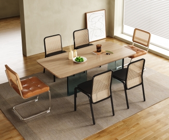 Nordic Style Dining Table And Chairs-ID:873519901