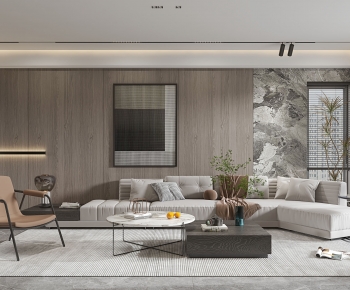 Modern A Living Room-ID:722995048