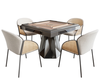 Modern Mahjong Tables And Chairs-ID:597523939