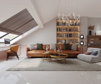Modern A Living Room-ID:420762069