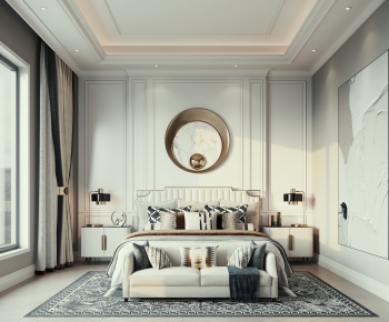 Simple European Style Bedroom-ID:506424907