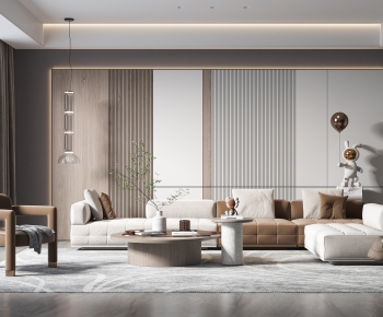 Modern A Living Room-ID:196580893