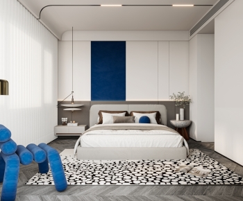 Modern Wabi-sabi Style Bedroom-ID:599751001