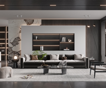 Modern A Living Room-ID:892539097