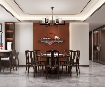 New Chinese Style Dining Room-ID:794475087
