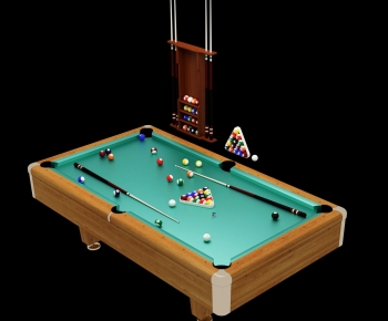 Modern Pool Table-ID:296500924