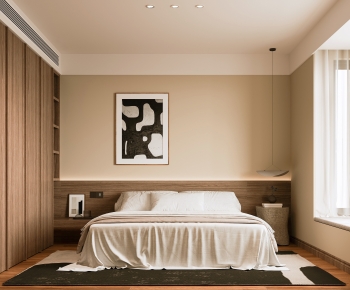 Wabi-sabi Style Bedroom-ID:107083082