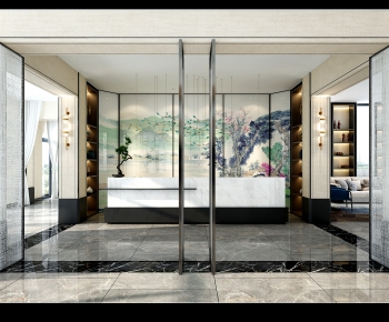 New Chinese Style Lobby Hall-ID:929171096