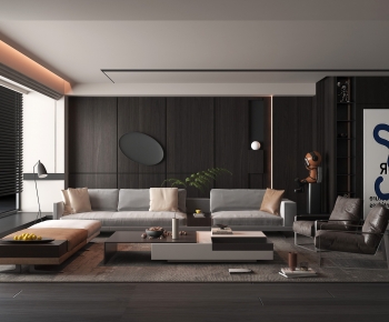 Modern A Living Room-ID:558078054
