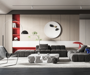 Modern A Living Room-ID:607527975