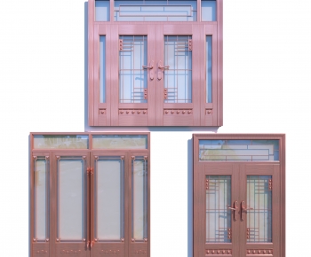 New Chinese Style Entrance Door-ID:592238919