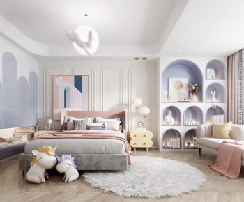 Nordic Style Girl's Room Daughter's Room-ID:206799981