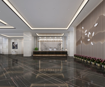 New Chinese Style Lobby Hall-ID:918122053