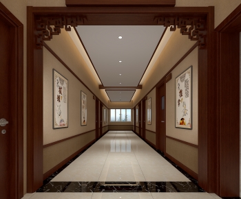 New Chinese Style Medical Space And Cultural Space-ID:559726002