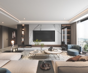 Modern A Living Room-ID:766230111