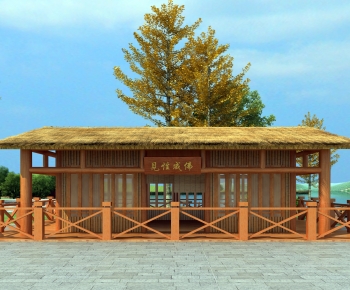 New Chinese Style Building Component-ID:689343932