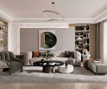 Modern A Living Room-ID:425224073