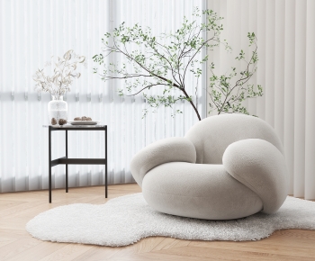 Nordic Style Single Sofa-ID:658513075