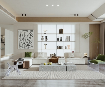 Modern A Living Room-ID:213689831