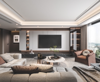 Modern A Living Room-ID:211397896