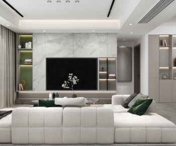 Modern A Living Room-ID:829540973