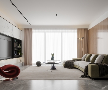 Modern A Living Room-ID:522959258