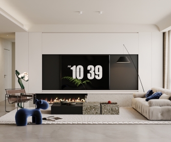 Modern A Living Room-ID:799500992