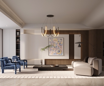 Modern A Living Room-ID:244491101