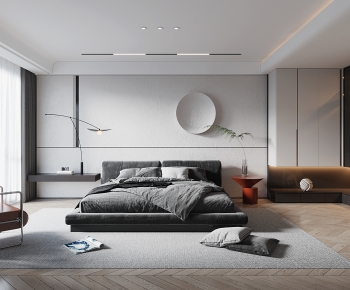 Modern Wabi-sabi Style Bedroom-ID:232368956