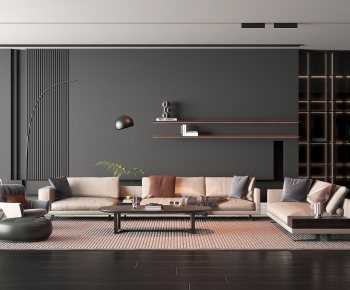 Modern A Living Room-ID:883050085