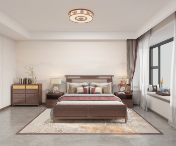 Chinese Style Bedroom-ID:345654962