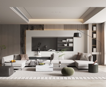 Modern A Living Room-ID:964642058